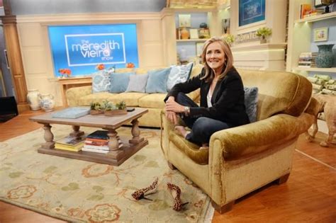 Meredith Vieira Furnishes Television Set With Chair From Home Feels Pressure For New Talk Show