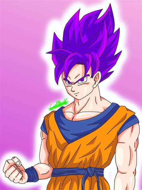 Son Goku Super Saiyajin Morado Uwu Nagu Illustrations Art Street