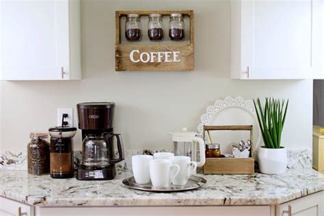 How To Set Up An Awesome Coffee Bar At Home For Free Sojourner Mom