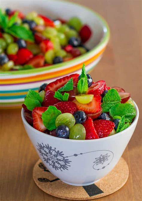 Summer Fruit Salad With Lemon Dressing Jo Cooks