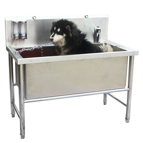 A brilliant model of pet bathtub from the reliable house of flying pig grooming, this large stainless steel bathtub can be the ideal choice for the shower sessions of your pets. Pet dogs stainless steel bathtub supplies beauty cat dog a ...
