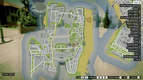 Atlas GTA 5 Style Map With Radar For Vice Cry And Vice City Overhaul