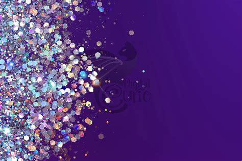 Purple Holographic Glitter Backgrounds 840903 Patterns Design Bundles