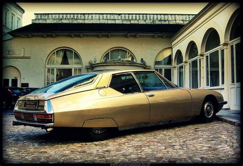 Citroen Sm Glorious In Gold Legendary French Classic Car Citroën Sm