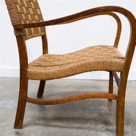 Mcm Bentwood Chair With Jute Webbing Bentwood Chairs Chair Jute