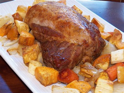 Easy Pork Roast With Roasted Vegetables In Good Flavor Great