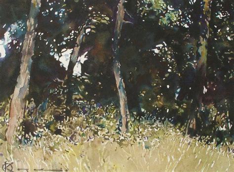Oleg Kozak Watercolor Watercolor 6 Loose Watercolor Watercolor Trees