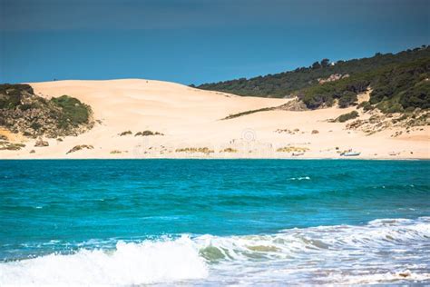 Duna Di Sabbia Della Spiaggia Di Bolonia Provincia Cadice Andalusia