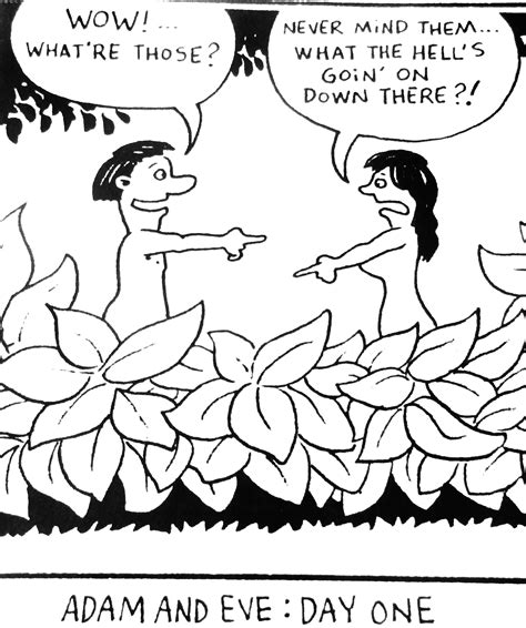 Cartoon Adam And Eve Day One Antarctica Journal
