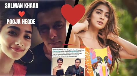 Salman Khan And Pooja Hegde Dating Pooja Hegde ️ Love With Salman Khan Youtube