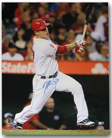 Mike Trout Signed Photo From Powers Autographs Mike Trout Anaheim