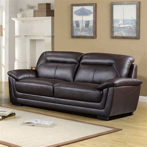 Tyson Genuine Leather Sofa Brown Or Black Just 1299 Tax Included