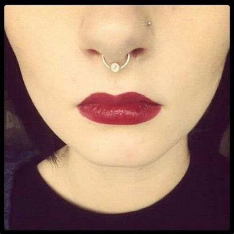 I Would Never Get A Septum But This Is Cute It Is Only Cute On