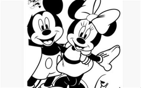 Gambar Mickey Mouse Hitam Putih Untuk Mewarnai Gambar Mewarnai Gambar