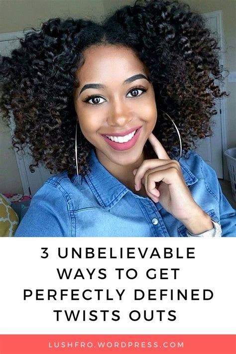 3 Unbelievable Easy Ways Get Perfectly Defined Curly Twists Outs Every