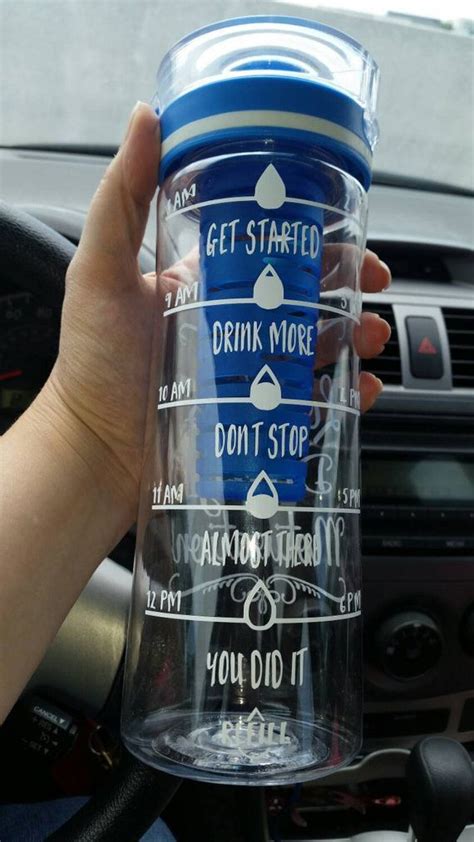 Motivational Water Bottle Personalized Encouraging Daily Motivation