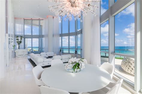 Sophisticated Miami Oceanfront Townhouse Haute Residence Featuring The Best In Luxury Real