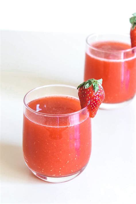 Fresh Strawberry Juice Recipe Spice Up The Curry