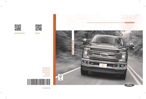 2017 Ford F450 Super Duty Owners Manual Ownersman