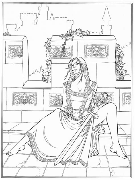Adult Gothic Coloring Pages Coloring Pages