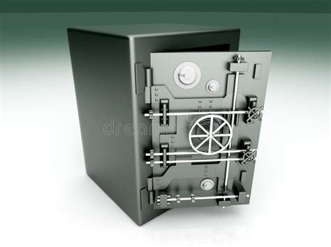 Bank Vault And Safety Deposit Boxes Stock Illustration Illustration