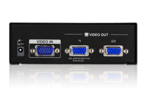 Shop for vga cable splitter online at target. 2-Port VGA Splitter (450MHz) - VS132A, ATEN Video Splitters