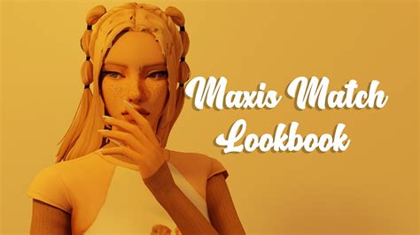 Maxis Match Lookbook 1 Cc Folderlist Teasams