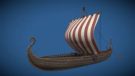 Viking Ship Download Free 3d Model By Emelyarules Beff092 Sketchfab