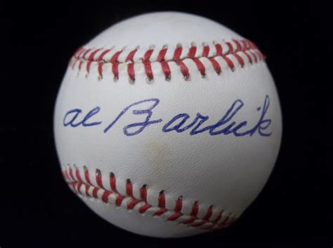 Lot Detail Autographed Al Barlick Official Nl Mlb Baseball