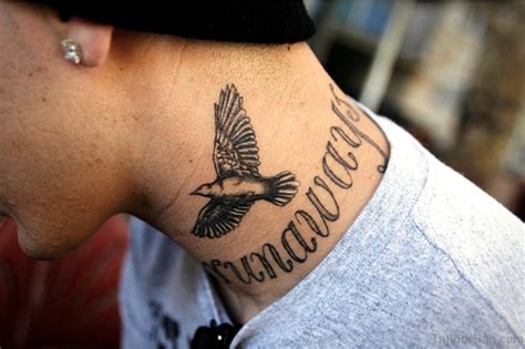 95 Brilliant Birds Tattoos On Neck