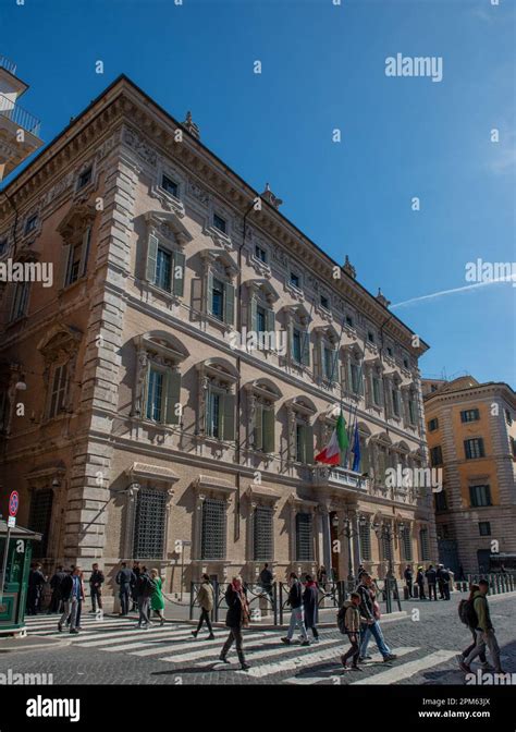 Rom Italien 16 März 2023 Palazzo Madama ist ein italienisches