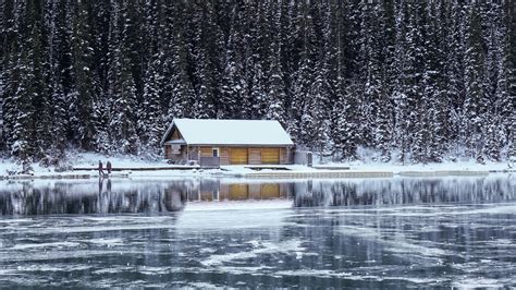 Wallpaper Nature Reflection Snow Winter House Ice Freezing