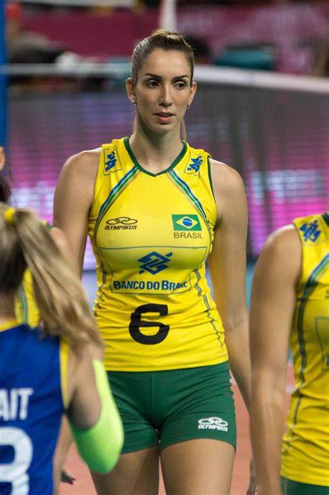 Request Pro Volleyball Brazilian Thaisa Menezes Awesome Female