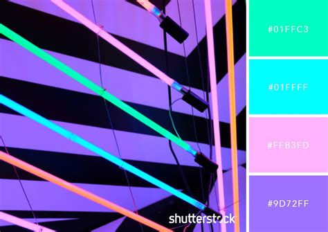 25 Eye Catching Neon Color Palettes With Neon Color Codes Neon Colour