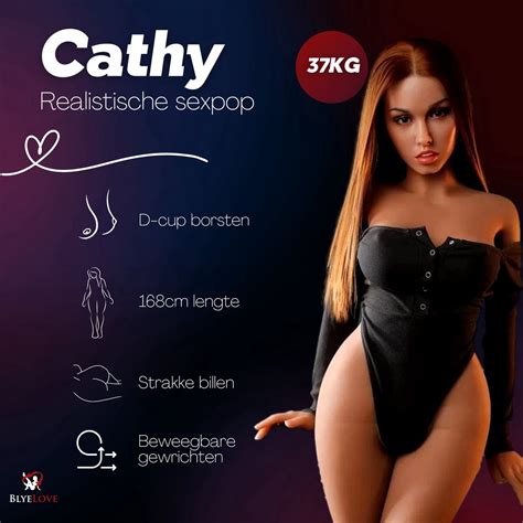Model Cathy Levensechte Sekspop Siliconen Sexpop Sexdoll B Cup Strakke Borsten