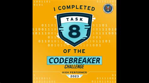 Codebreakers 2023 2024 Walkthrough Task 8 Part 5 Youtube