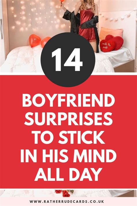 Best Romantic Boyfriend Surprise T Ideas For Him Romantic