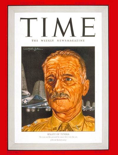 Time Magazine Cover General Carl Spaatz Mar 22 1943 Air Force