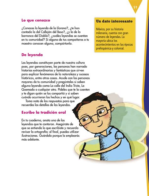 Libro completo de español quinto grado en digital, lecciones, exámenes, tareas. Español quinto grado 2017-2018 - Página 51 de 177 - Libros ...