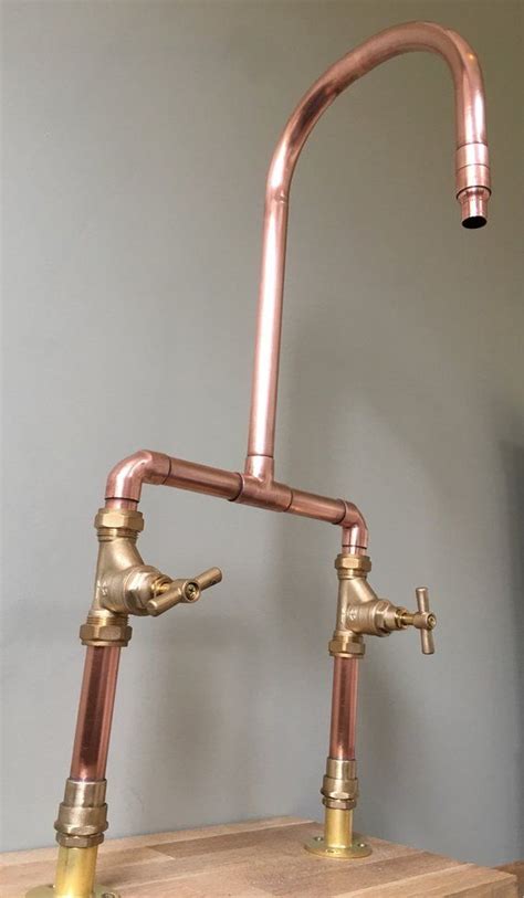 Copper Pipe Taps Etsy Copper Taps Kitchen Copper Pipe Fittings