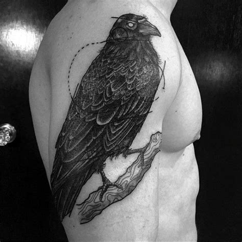 Reasons Why Its Awesome To Get A Tattoo Crow Tattoo Upper Arm