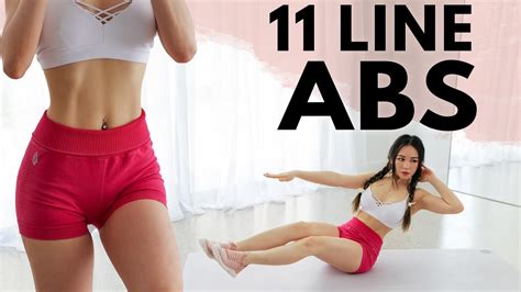 Abs Workout To Get 11 Line Abs 10 Min Hourglass Abs Workout At Home