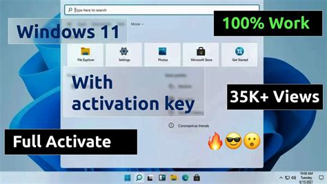 Windows 11 Full Activation 100 Work With Activation Key Youtube
