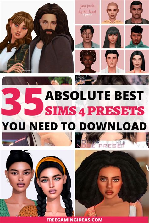 Sims 4 Ear Presets On Tumblr