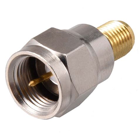 F Type Male To SMA Female Brass Coaxial Cable RF Connector Adapter Pcs Walmart Canada