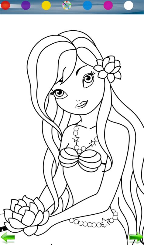 Sketsa mewarnai gambar barbie princess sketsa mewarnai. 32 Gambar Mewarnai Putri Duyung