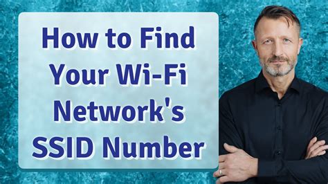 How To Find Your Wi Fi Networks Ssid Number Youtube