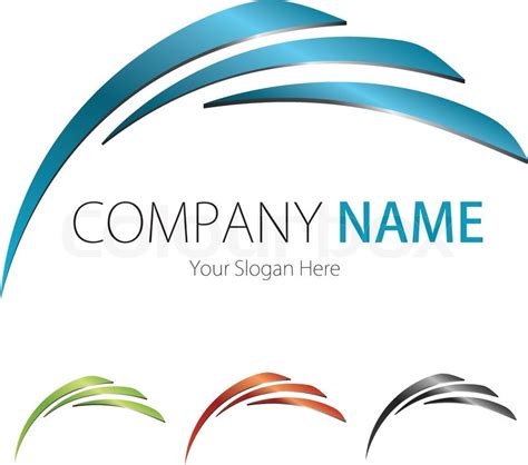 Company Business Logo Design Stock Vector Colourbox
