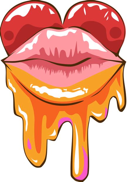 Dripping Lips Png Graphic Clipart Design Png The Best Porn Website