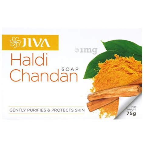 Jiva Haldi Chandan Soap Buy Packet Of Gm Soap At Best Price In